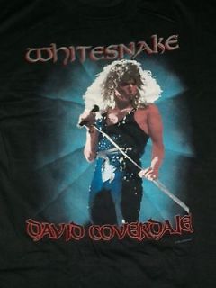 VINTAGE DEADSTOCK 1987 Whitesnake DAVID COVERDALE Concert Tour T Shirt