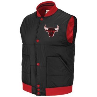 Mitchell & Ness Chicago Bulls Vintage Free Agent Vest   Black/Red