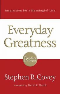  for a Meaningful Life by Stephen R. Covey 2006, Hardcover