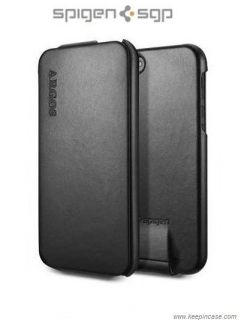 SPIGEN SGP Leather Case Argos series for new iPhone 5 Black