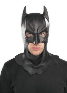 ADULT BATMAN DARK KNIGHT MASK COWLING LATEX COSTUME DRESS NEW 4507
