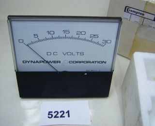 5221) Crompton DC Voltmeter 0 30 Volts 217 01 VA NLNL​ SM (5221)