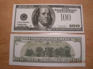 Copy 1996 $100 Error US Paper Money Replica Currency