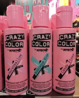 Renbow Crazy Color Semi Permanent Hair Dye 100ml   *New Colours*
