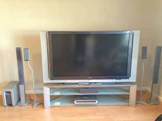   FD Trinitron WEGA 60 720p HD LCD TV with Stand and Sony Home Theater