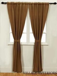 burlap curtains in Curtains, Drapes & Valances