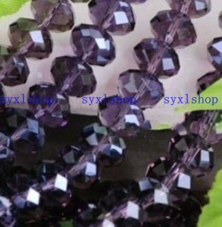    Wholesale 3x4mm 148pcs Crystal Faceted Rondelle Loose Beads AB+
