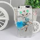 Clear Fox Bling Crystal Rhinestone Hard Case Cover For Apple ipod 