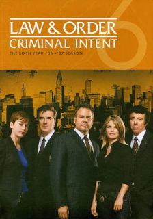 Law Order Criminal Intent   The Sixth Year DVD, 2011, 5 Disc Set 