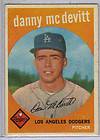 1959 TOPPS DANNY MCDEVITT CARD #364 LOS ANGELES DODGERS