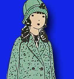 1920s ORIGINAL Darlin Unused Butterick Tiny Toddlers Flapper Coat 