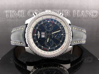 BREITLING BENTLEY 6.75 STAINLESS STEEL ON STRAP   BLUE