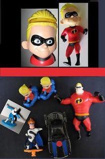 THE INCREDIBLES Figures Lot Car Freezone Mr Incredible & Disney On Ice 