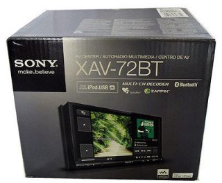 SONY XAV 72BT CAR IN DASH DVD PLAYER W/LCD MONITOR, DIGITAL PLAYER