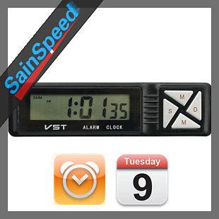 In Car Digital Clock Large With Time & Date & Alarm $ Monday to Sunday 