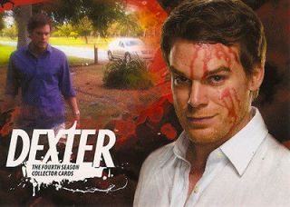 Dexter Season 4 Trading Cards ~ COMPLETE 72 CARD BASE SET