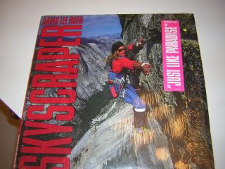 DAVID LEE ROTH LP SKYSCRAPER IN SHRINK W/HYPE STICKER 1988 STEVE VAI