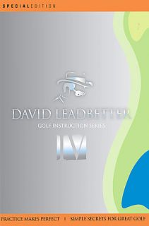 David Leadbetter Golf Instruction Special Edition Vol 4 DVD, 2008, 2 