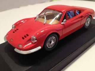 Vitesse Ferrari Dino 246 GT (Red) Scale 143 Diecast Model Car