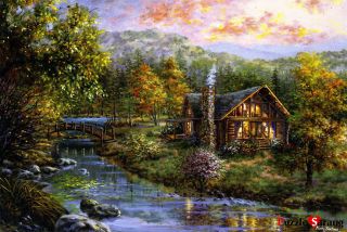 Clementoni 4000 Piece Jigsaw puzzles Peaceful Forest / Nicky Boehme
