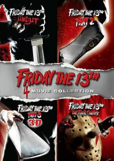 Friday the 13th Four Pack DVD, 2011, 4 Disc Set, Deluxe Edition