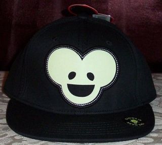 DEADMAU5 DEADMOUSE Applique Glow In The Dark MOUSE Baseball Cap Hat 