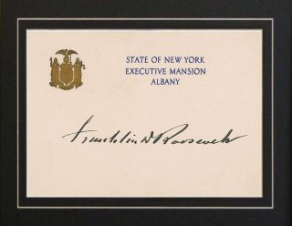 President F.D.R FDR Franklin Delano Roosevelt Autograph