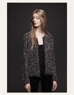 ZARA SEQUIN BOMBER JACKET (DHL EXPRESS DELIVERY)Size M