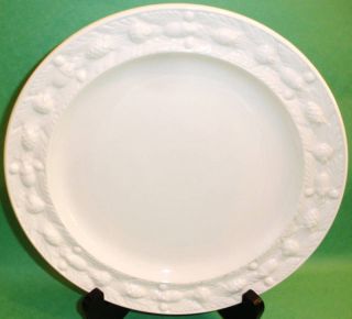 ADAMS IRONSTONE DELLA ROBIA OFF WHITE DINNER PLATE (MICRATEX) FROM 