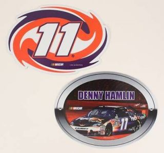 Denny Hamlin #11 FedEx 2 pack Magnet Nascar Racing Auto Truck Car Home