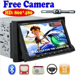 DIN IN DASH TOUCH SCREEN CAR CD/DVD/IPOD/MP​3 PLAYER RECEIVER 