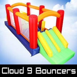 Bounce House Inflatable Bouncer Moon Walk Jumper Obstacle Course Jump 