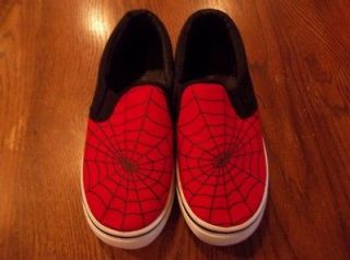 Boys size 3Y skater style shoes Spiderman design