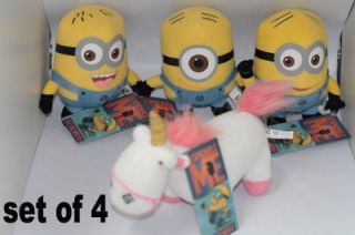 Despicable Me Minions minion plush toys party set of 4
