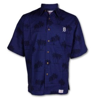 Detroit Tigers Navy Hawaiian Shirt by Reyn Spooner