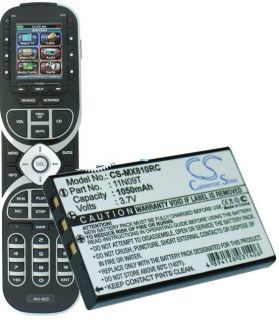 Battery Universal Remote control URC MX 810, MX 880