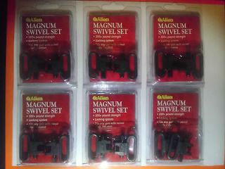 Lot of 6  Allen Magnum Rifle Swivel Sets for 1 Gun Slings