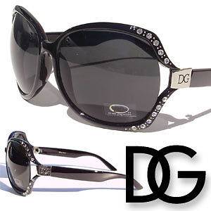 DG Sunglasses Rhinestones 2 Colors Fashion Shades Sunnies Designer 
