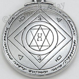 Talisman for EXTREME GOOD LUCK Pendant Solomon Seal of Magical Symbols 