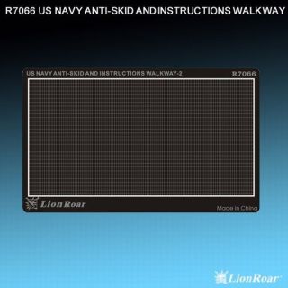 Lion Roar R7066 WWII US Navy Antiskid Plate II 1/700