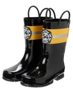 GYMBOREE Wilderness Club Firefighter Rain Boots 2 NWT