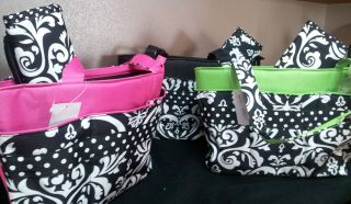 Paisley Diaper/Craft Bag ~ Three Colors to Choose From Pink, Green 