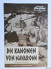   Guns of Navarone German Film Buhne Movie Program Gregory Peck Original
