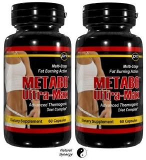 METABO ULTRA MAX METABOLIC THERMOGENIC FAT CALORIE BURNERS EPHEDRA 