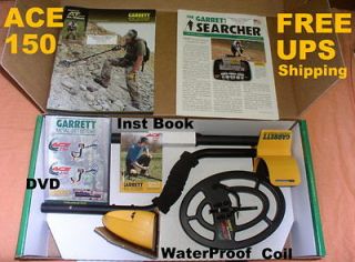 Garrett Metal Detector Ace 150 with Waterproof Coil * FREE UPS Ground 
