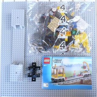 LEGO CITY TRAINS 3677 Red Cargo Train Flatbed Freight Car *NEW, GREAT 