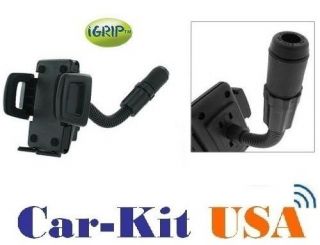iGrip Handsfree phone Holder / Dock / Cradle KIT w/ car Cigarette 