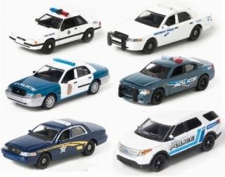  Set Hot Pursuit Series 9 Police Car & SUV Fords, Dodge, SUV 1/64