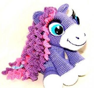 Crochet pony friend toy pattern amigurumi magic colour baby birthday 