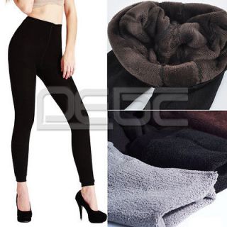 Women Winter Warm Foot/Footless Legging Thick Tight Stretch Skinny 